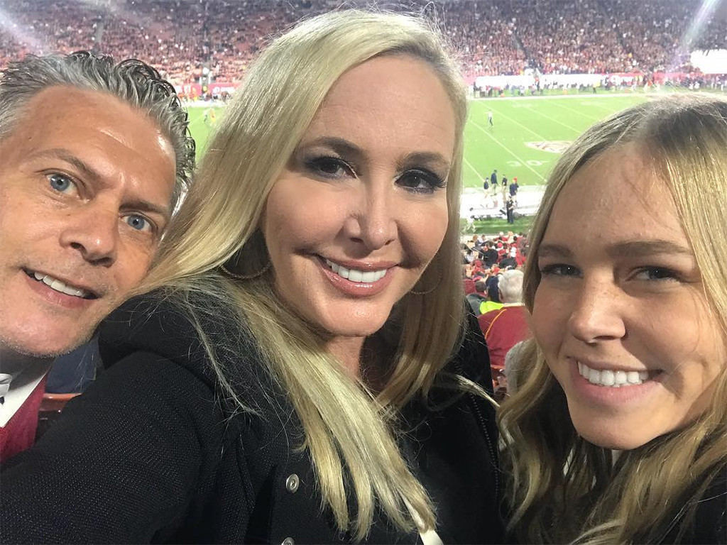 Shannon Beador, David Beador, Sophie Beador, USC Game Shannon Beador, David Beador, Sophie Beador, USC Game